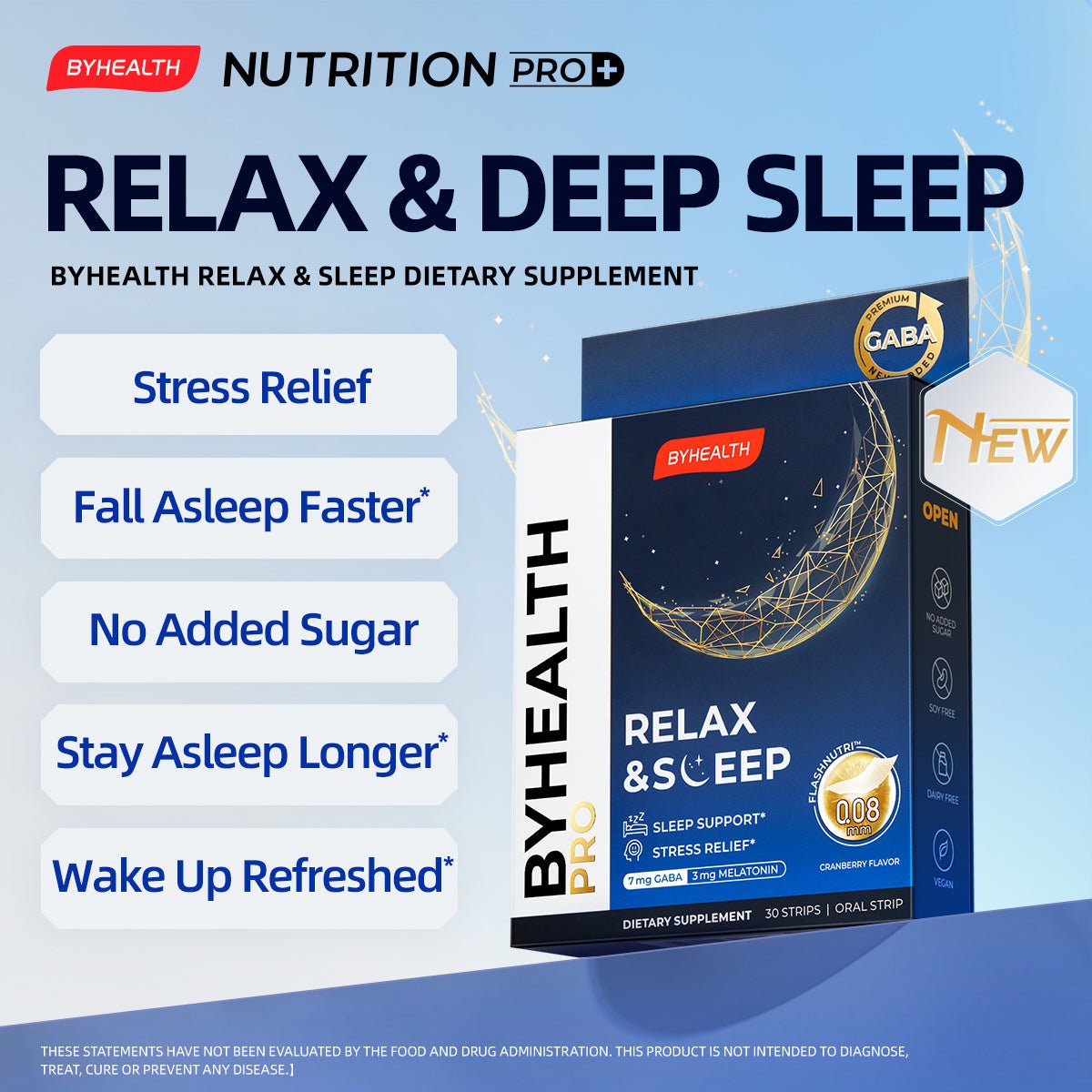 BYHEALTH RELAX & SLEEP DIETARY SUPPLEMENT - BYHEALTH