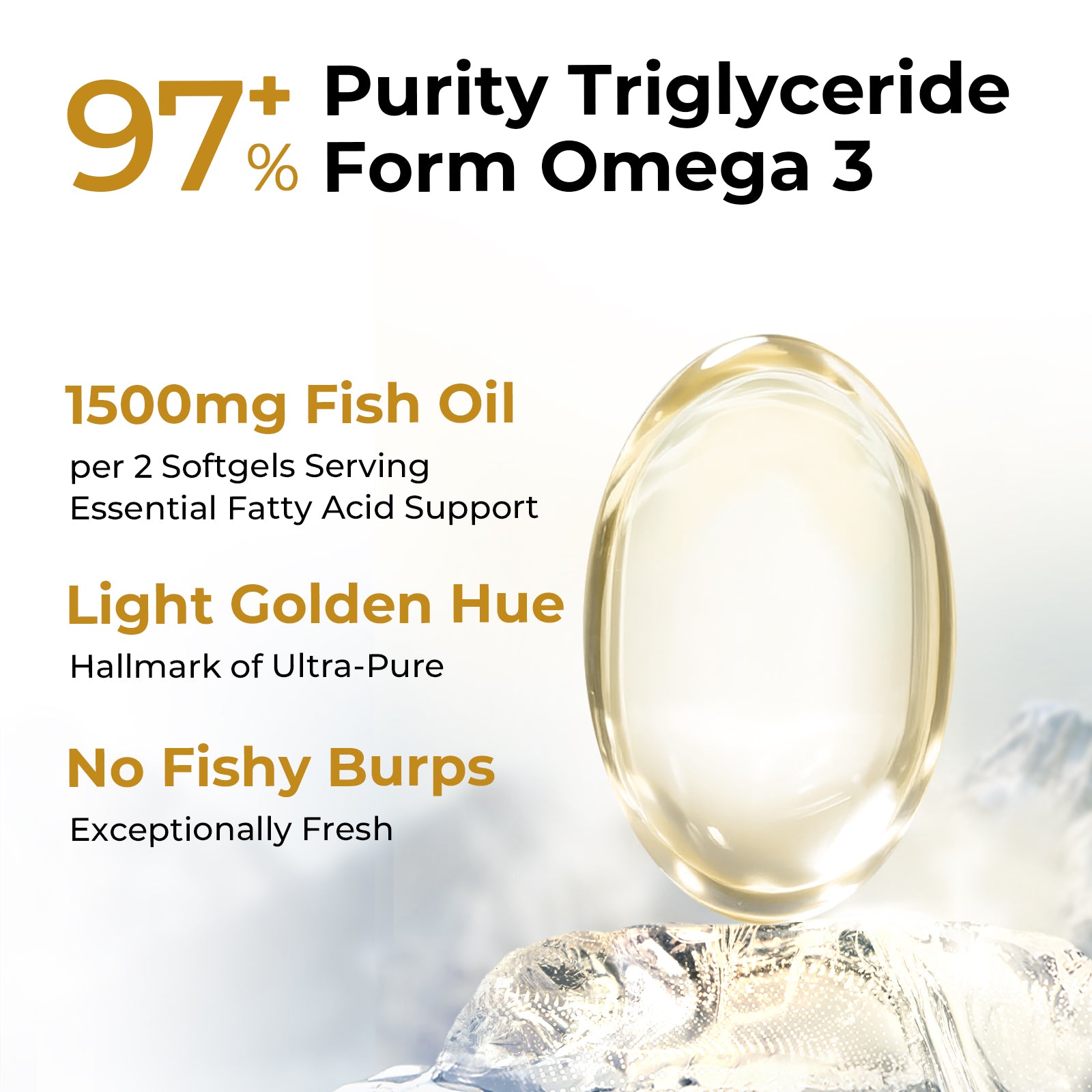 BYHEALTH GOLDEN-TRIO HIGH PURITY FISH OIL - BYHEALTH