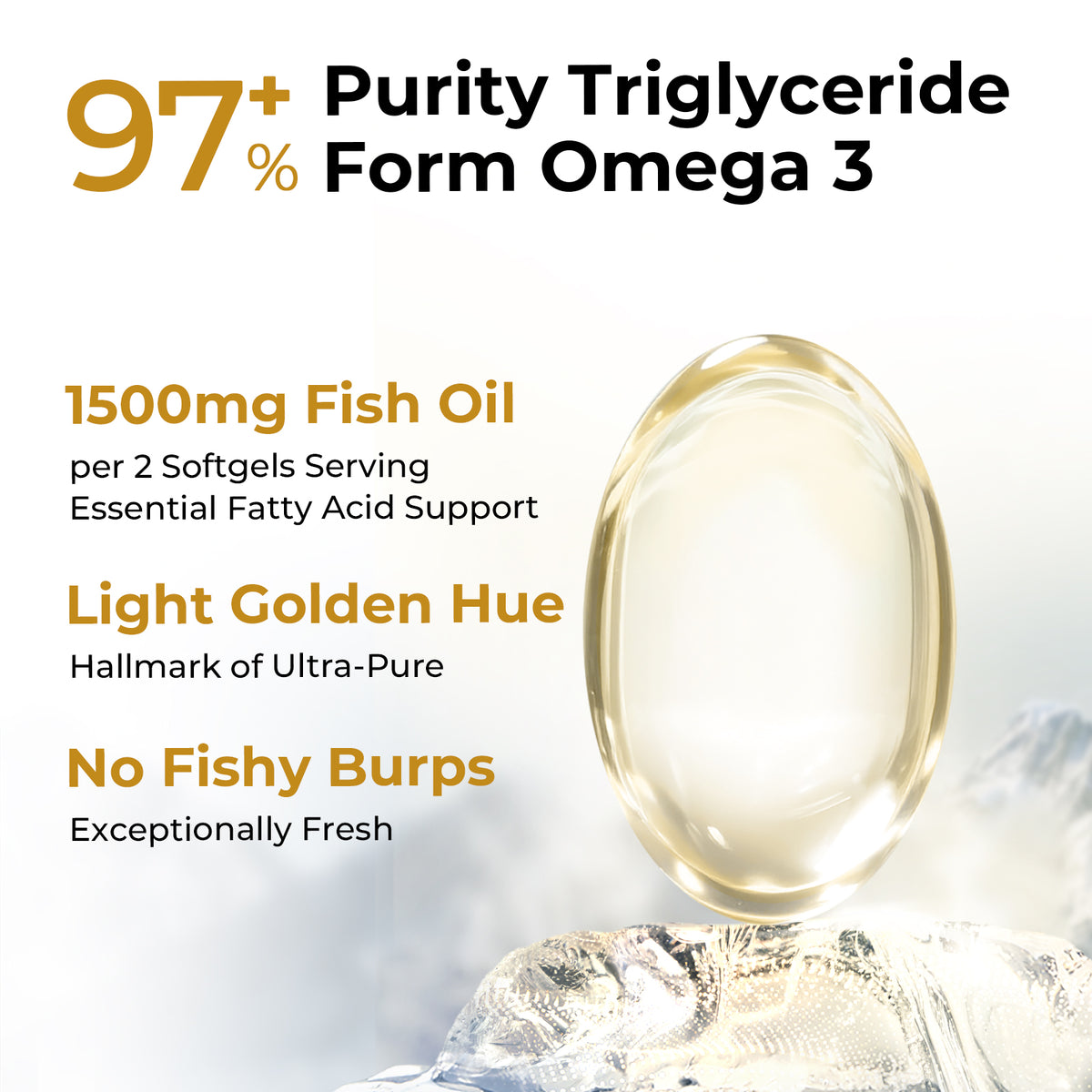 BYHEALTH GOLDEN-TRIO HIGH PURITY FISH OIL - BYHEALTH